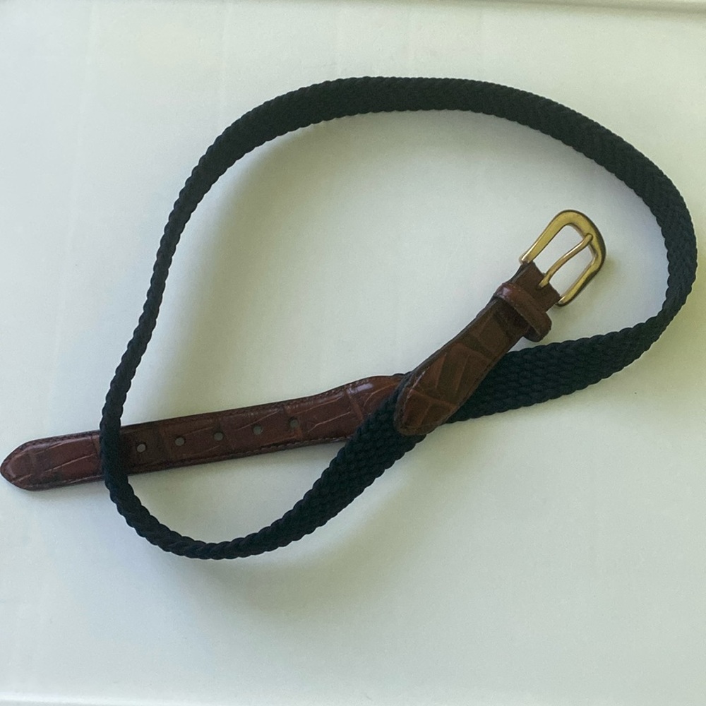 Vintage Brighton Crocodile, Nylon Belt